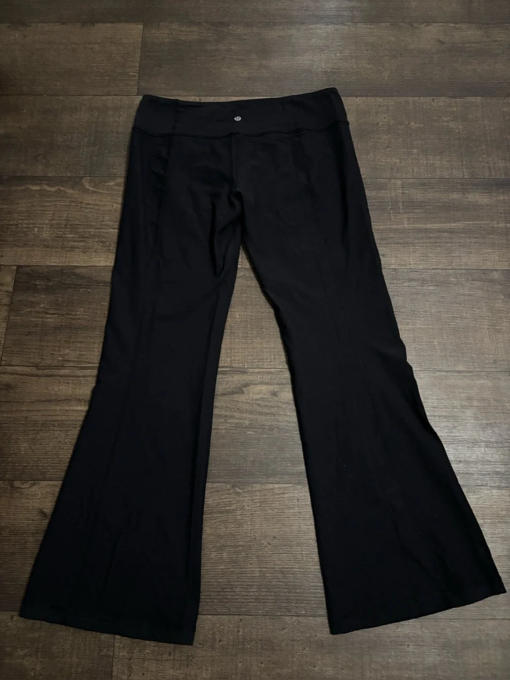 Lululemon Women’s Reversible Yoga Flare Athletic Stretch Pants Size 12